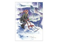 Christmas Postcard - Northern Lights
