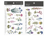MU Print-On Transfer Stickers 127 - Flower Encyclopedia