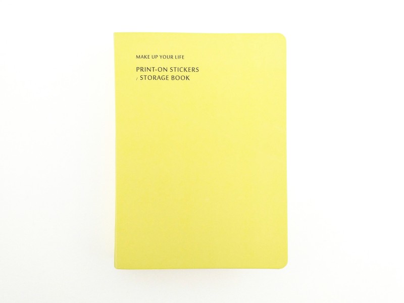 MU | Sticker Storage Book - Yellow