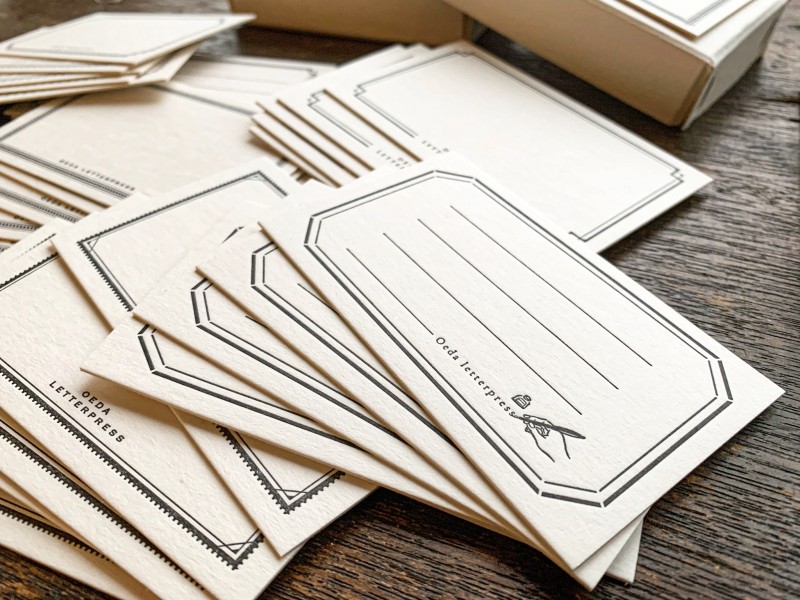 Oeda Letterpress | Frame Card Set - Black