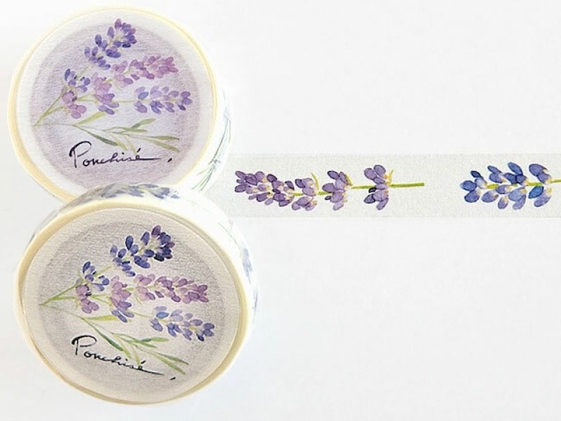 Ponchise Washi Tape - Lavender
