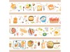 Wongyuanle Washi Tape Vol.4  - Delicious Food