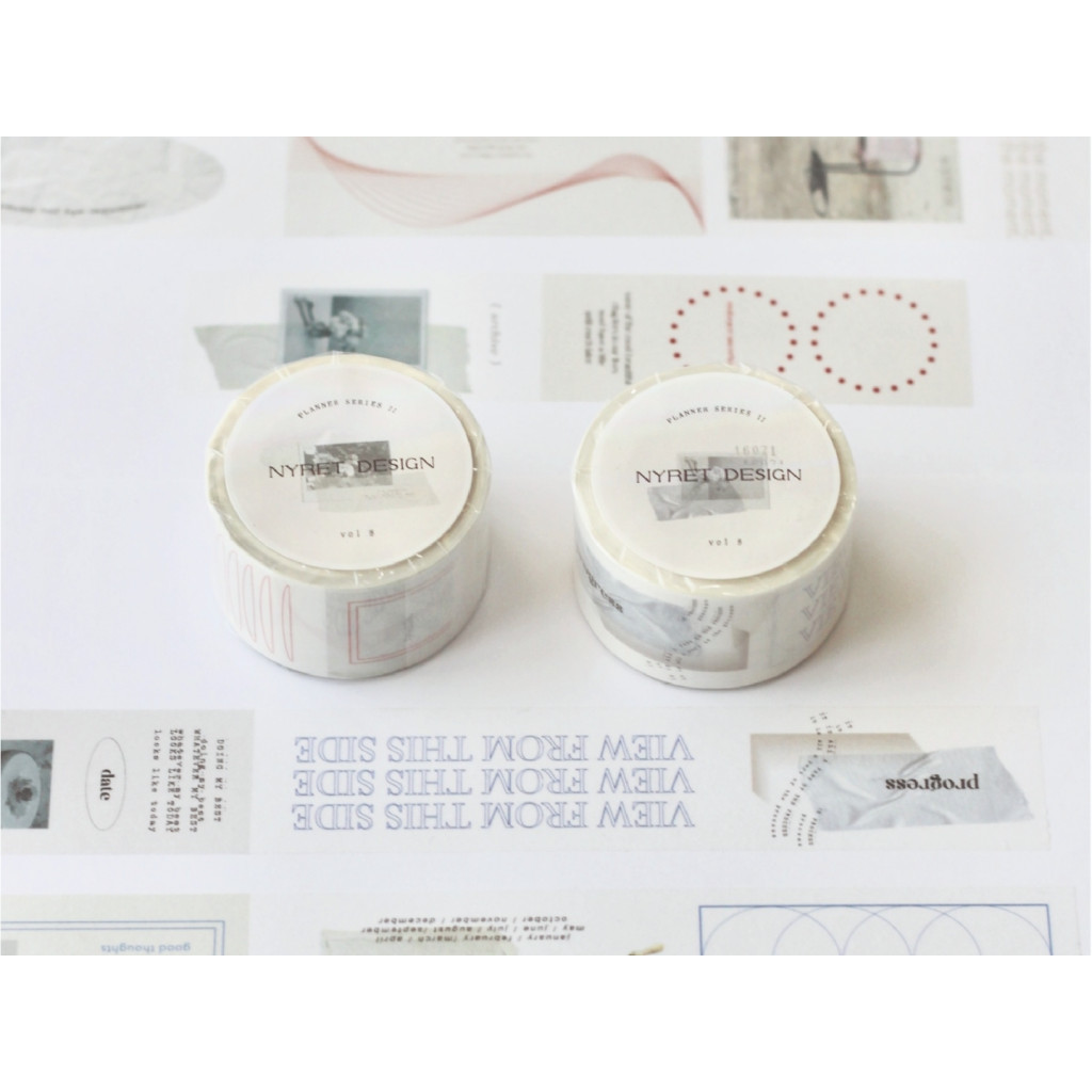 Nyret Washi Tape Vol 8 Planner Series II - NY-V8-PLANII-WT | Kuldlelu