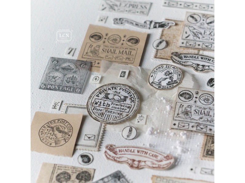LCN Postal Signs Rubber Stamp - Set 3
