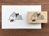 Pre-Order Stamp Marche Girl Rubber Stamp - Reading a Book