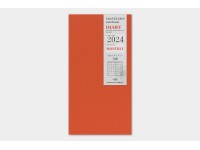 Pre-order 2024 Monthly Diary Traveler's Notebook Refill Regular Size