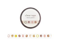 Mindwave Clear PET Tape - Brown Palette