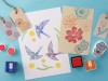 Shachihata Iromoyo Mini Ink Pad - Iris Color