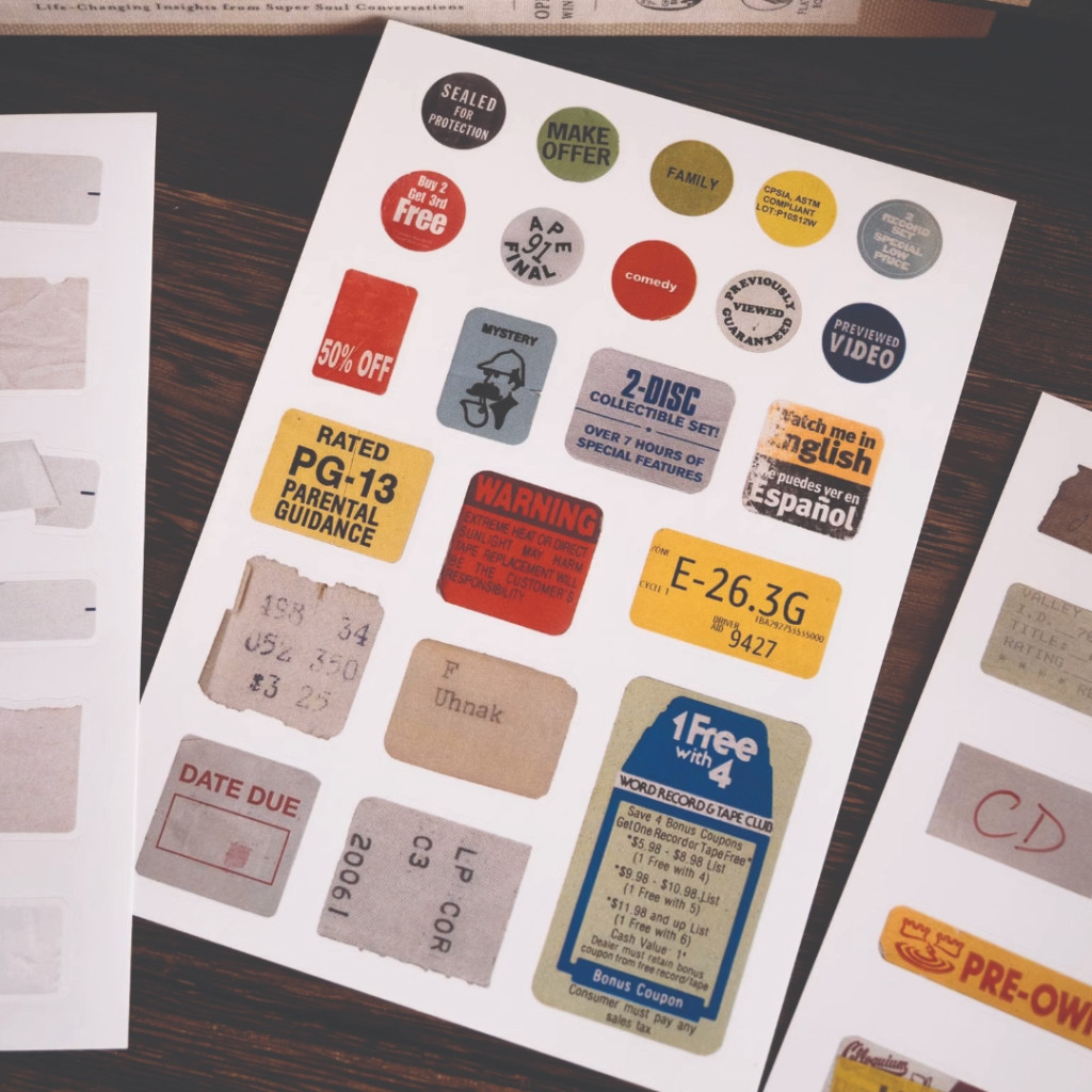 Jr.journal Stickers - Price Tags - JR-WE-TAG | Kuldlelu