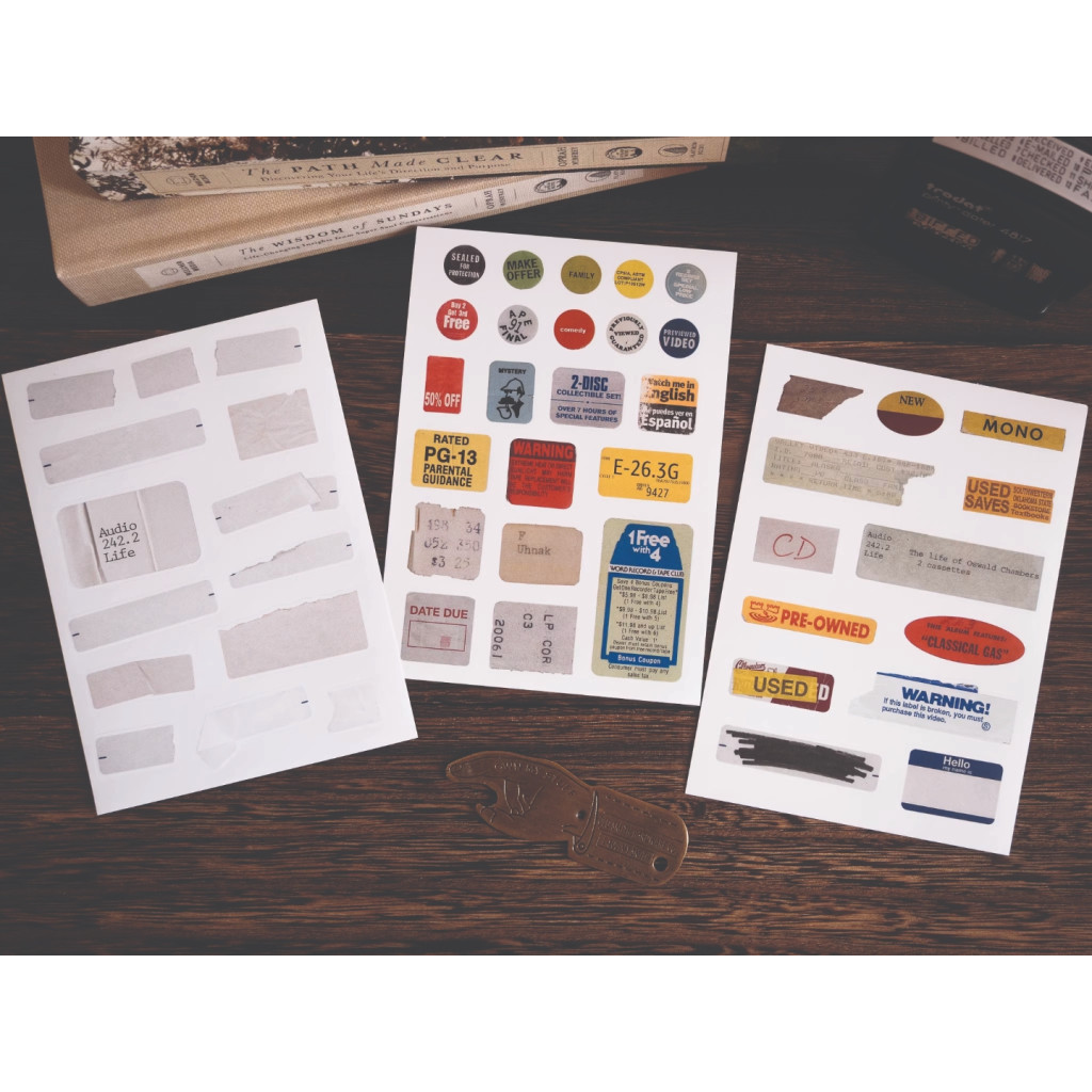Jr.journal Stickers - Price Tags - JR-WE-TAG | Kuldlelu