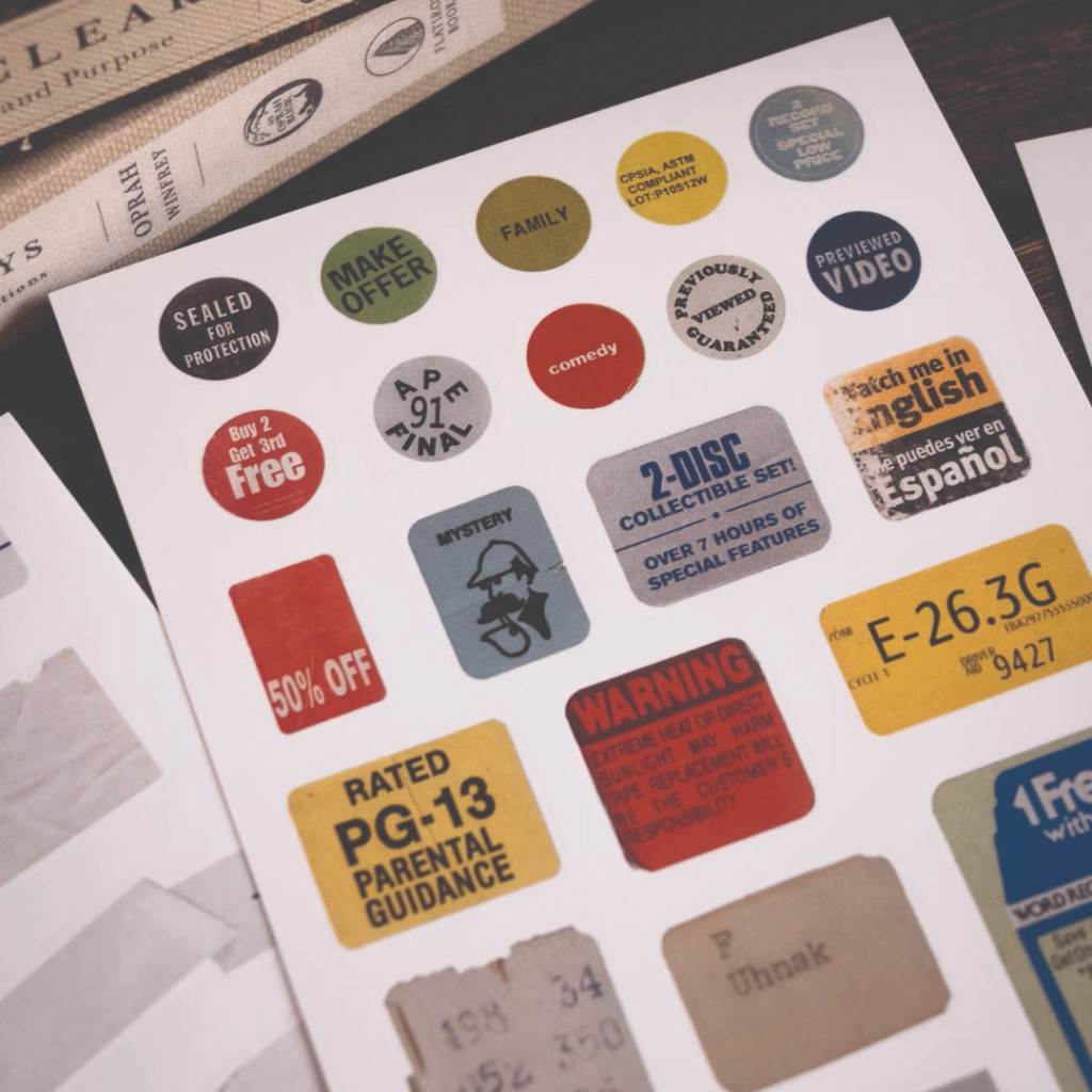 Jr.journal Stickers - Price Tags - JR-WE-TAG | Kuldlelu