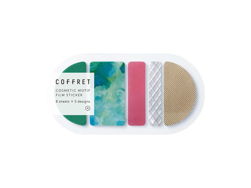 COFFRET Clear Stickers Round - Forest Green