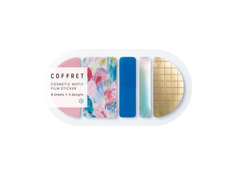 COFFRET Clear Stickers Round - Pink Float