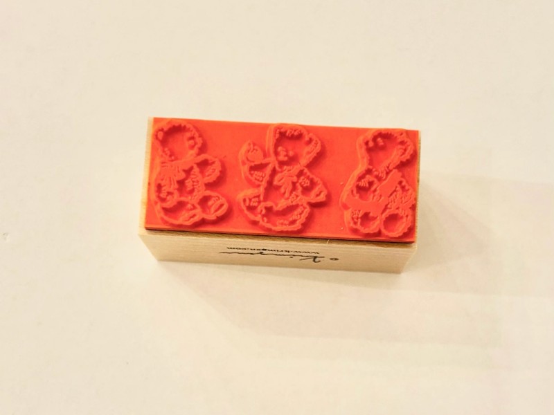 Krimgen Rubber Stamp No.234 - Three Bears