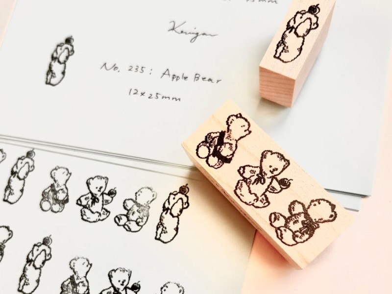 Krimgen Rubber Stamp No.234 - Three Bears