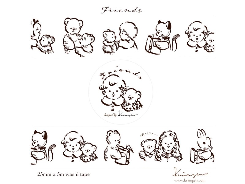 Krimgen Washi Tape - Friends