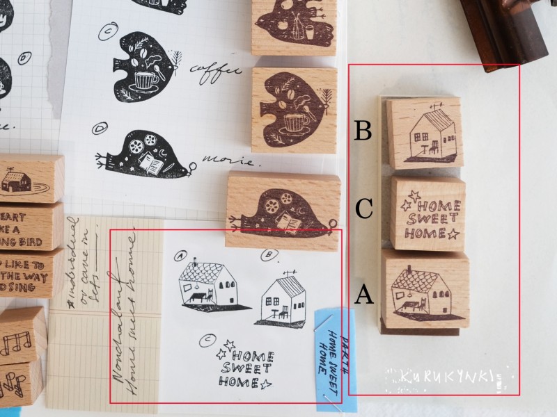 Kurukynki Stamp Home Sweet Home