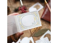 Keibunsha Two-Way Letterpress Pocket Memo - Mimosa