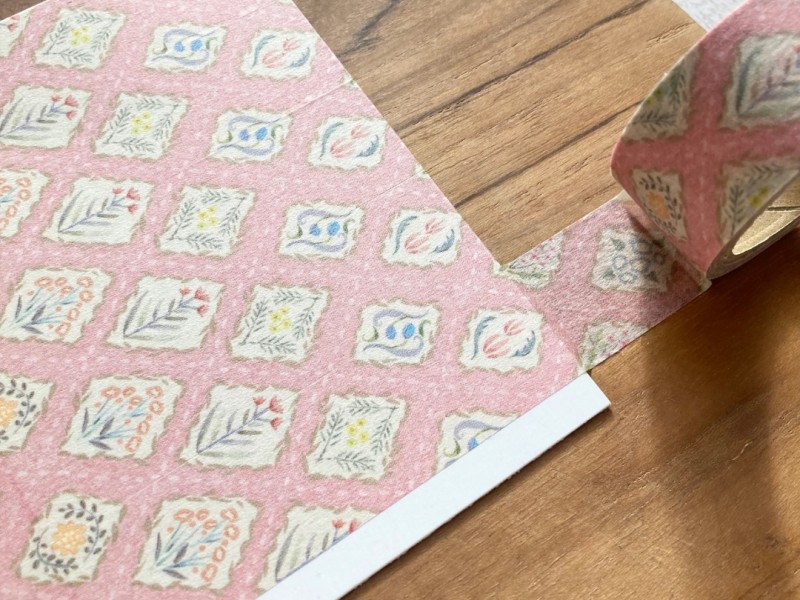 Merinomi Washi Tape - Flower Wallpaper