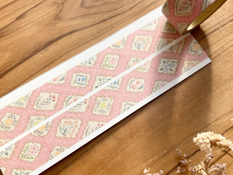 Merinomi Washi Tape - Flower Wallpaper