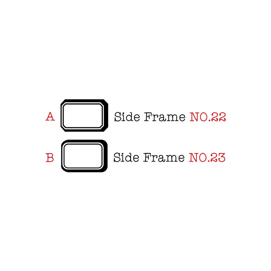 Side Frame Inka Kurukynki Stamp - Side Frame - KY-CLASSIC SIDE FRAME | Kuldlelu