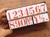 36 SUBLO Stamp Set BIG Numbers