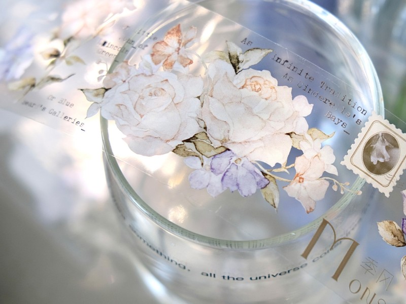 Freckles Tea Clear PET Tape Vol.4 - Spring Flower Romance