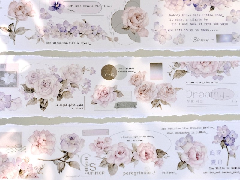 Freckles Tea Washi Tape Vol.4 - Spring Flower Romance