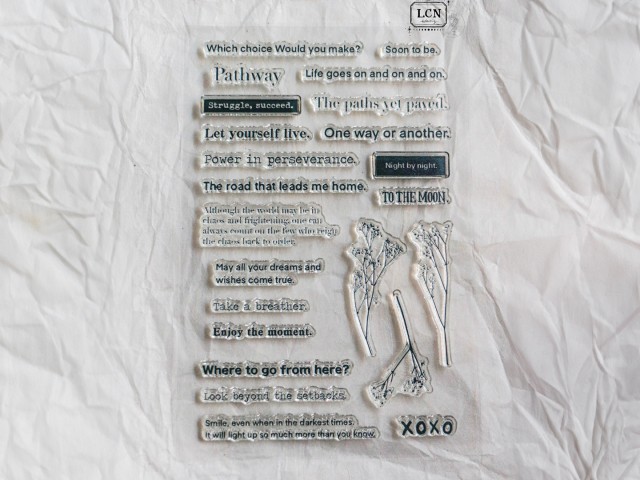 Pre-Order LCN Clear Stamps Sentence - Vol.2