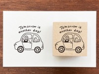 Pre-Order Stamp Marche Girl Rubber Stamp - Tomorrow