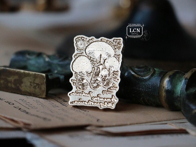 Pre-Order LCN Wax Seal Stamp - Mushroom 8