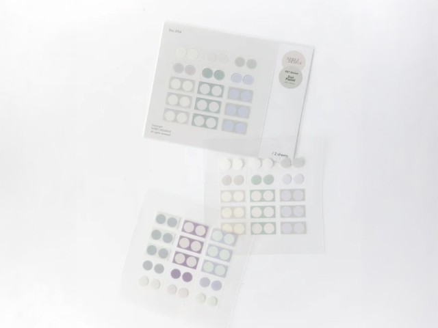 Nyret PET Stickers - Dot Pastel