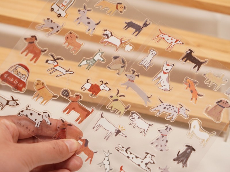 Wanle Studio Vol.10 Clear PET Stickers - Dogs