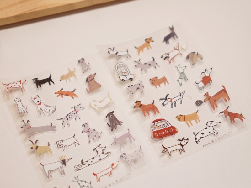 Wanle Studio Vol.10 Clear PET Stickers - Dogs