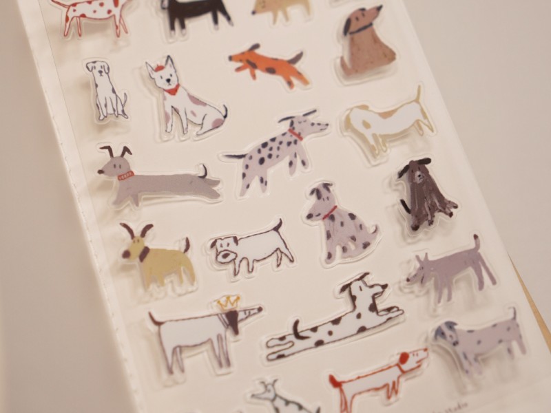 Wanle Studio Vol.10 Clear PET Stickers - Dogs