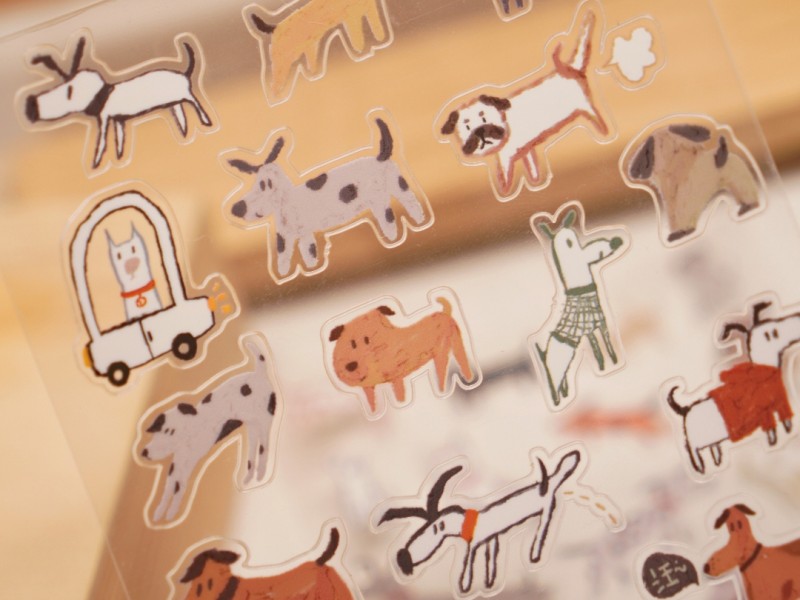 Wanle Studio Vol.10 Clear PET Stickers - Dogs