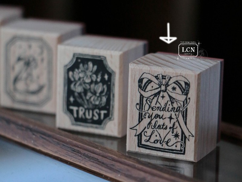 Pre-Order LCN Rubber Stamp  - Love