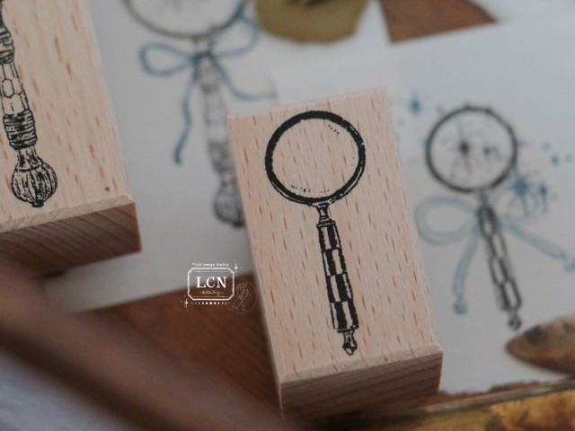 Pre-Order LCN Rubber Stamp  - Magnifying Glass S