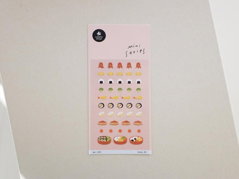 Suatelier Mini Series Planner Stickers - Food 05