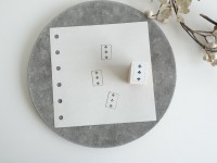 Yohaku Rubber Stamp S-111 - Clover 3