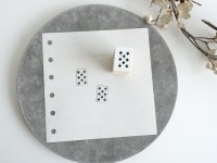 Yohaku Rubber Stamp S-112 - Spade 8