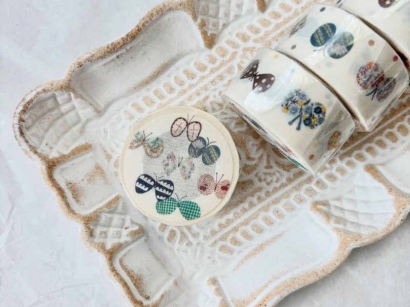 Pre-Order Pion Washi Tape Kiss-Cut - Butterfly