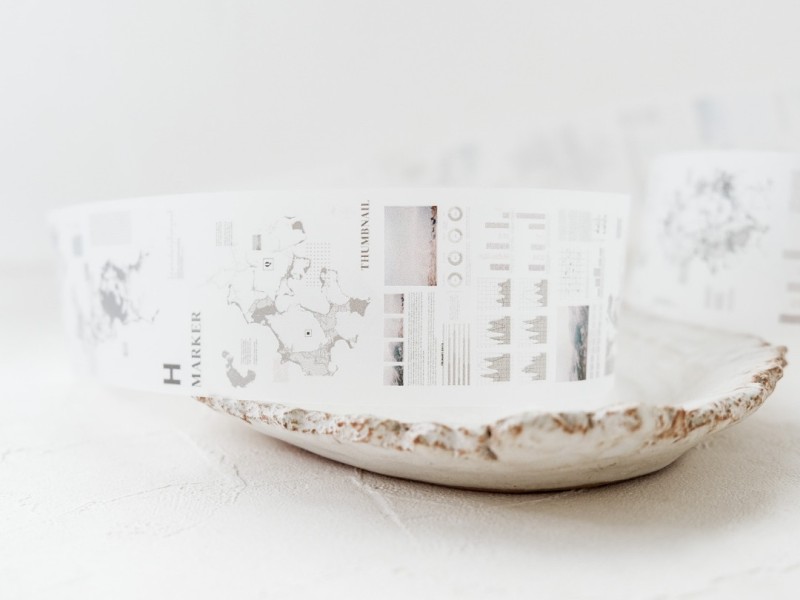 Pre-Order Stationery Instinct Matte PET Tape - Map