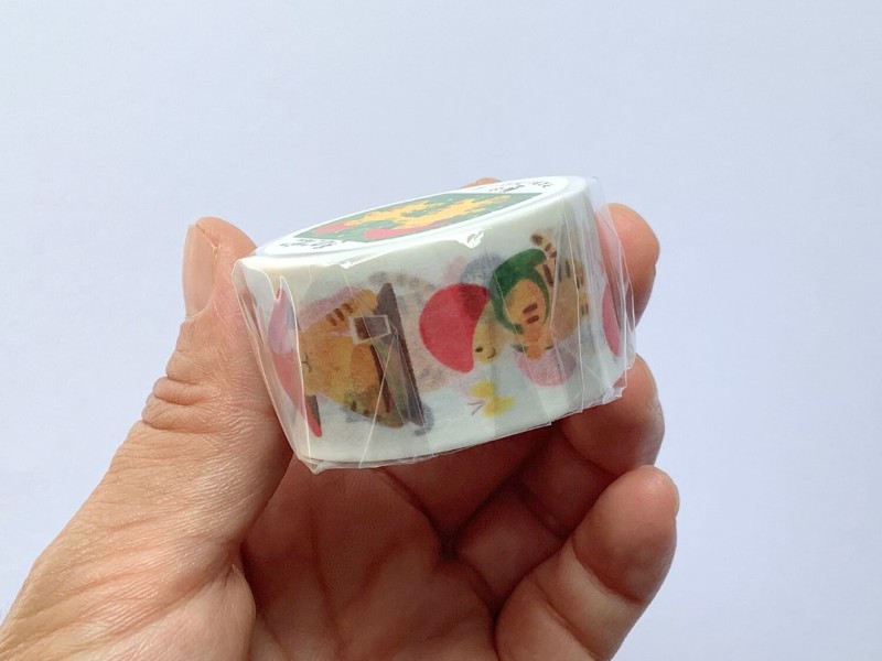 Pre-Order 4Legs Washi Tape - Mushroom Cat 2