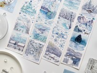 Meowpaji Washi Tape Sample - Winter Solstice