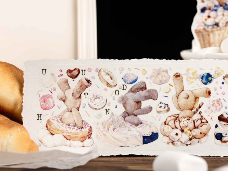 Reco Studio Washi Tape Sample - Toy Bear’s Sweet Castle