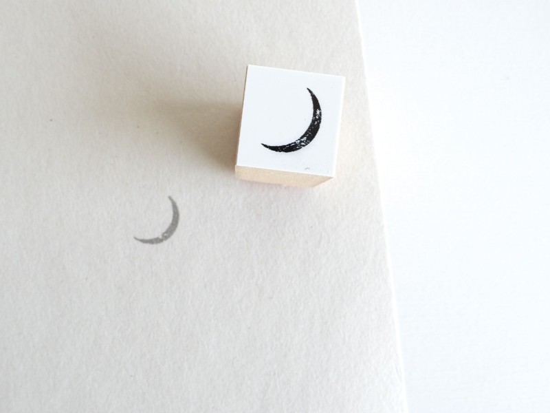 Yohaku Rubber Stamp S-121 - Mikazuki