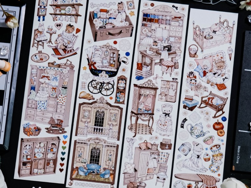 Shine Washi Tape Sample - Canelé Dollhouse