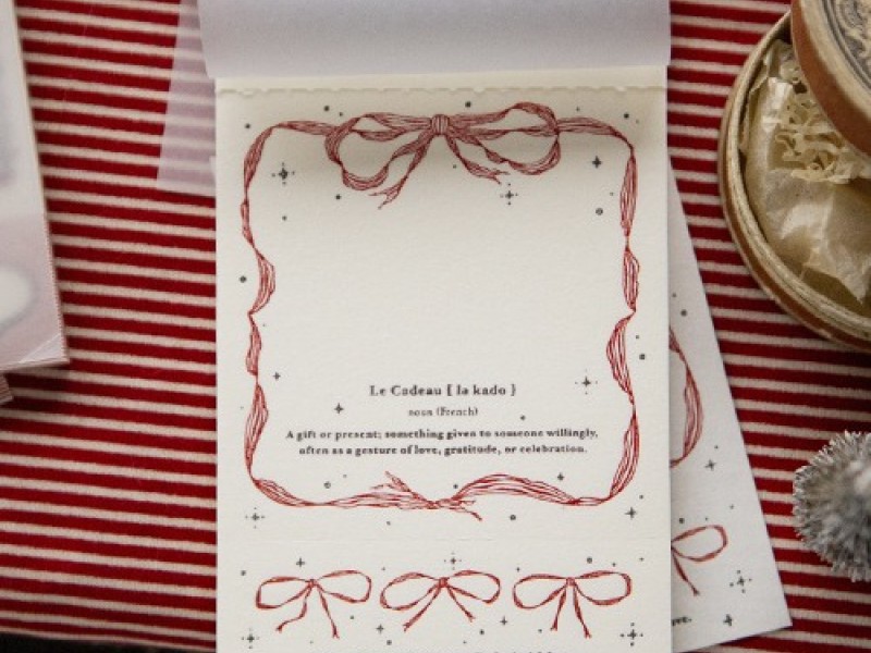 Pre-Order OURS Letterpress Book - Ribbon Frame