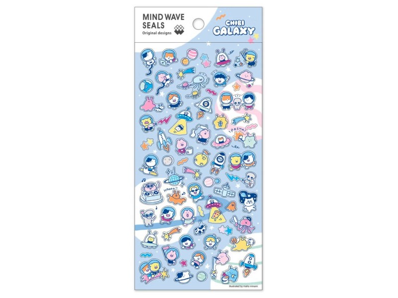 Pre-Order Mindwave Sticker Sheet - Chibi Galaxy
